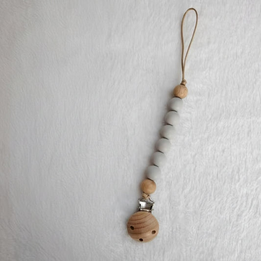 Baby Dummy Clips- Silicone Beads