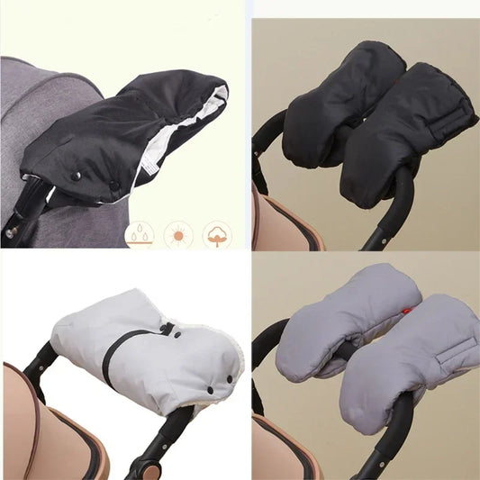 Pushchair Warm Fur Fleece Hand Cover