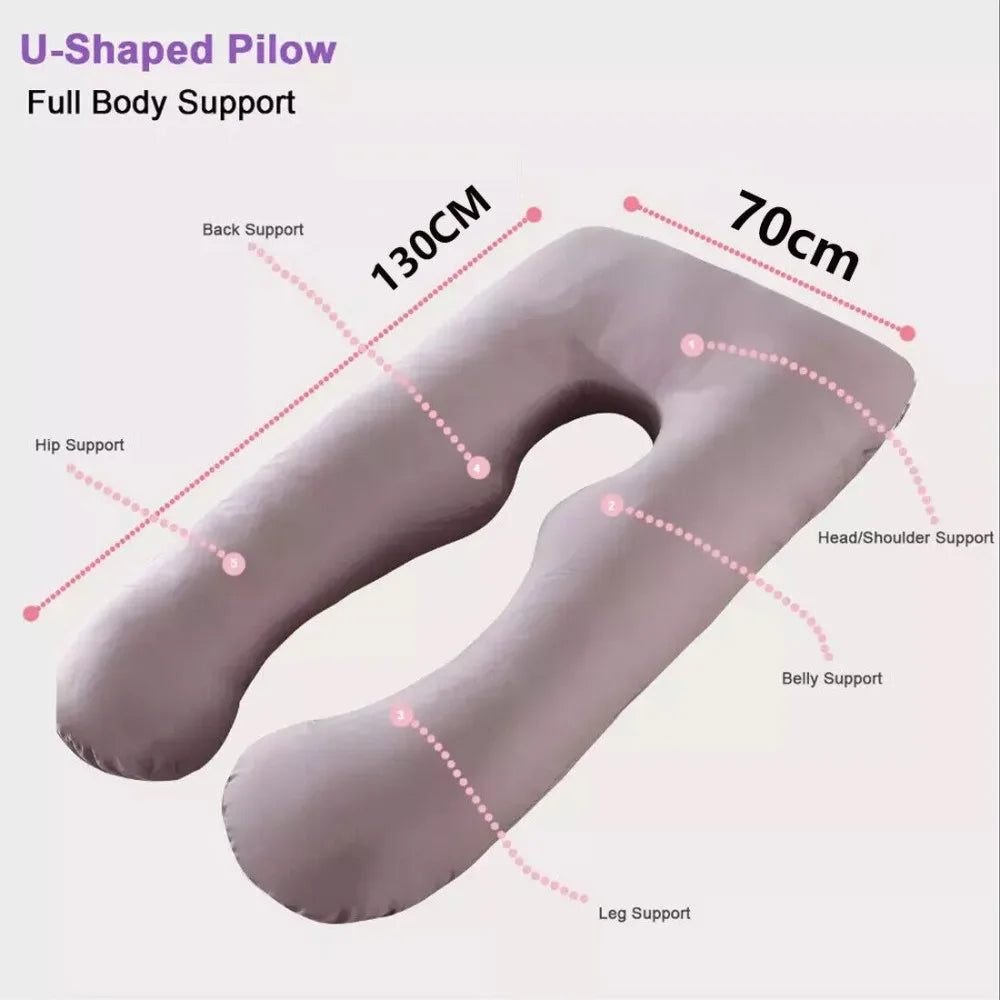Pregnancy Pillow G Shaped Pregnancy Pillow with Removable Cover