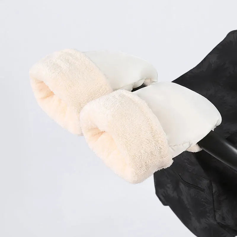 Pushchair Warm Fur Fleece Hand Cover