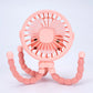 Portable Baby Pram Fan, Clip-on Mini Fan USB Battery Operated with Flexible Tripod