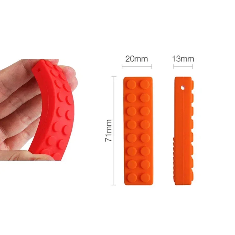 Baby Silicone Teething Toy with String