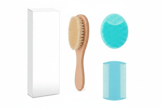 Cradle Cap Silicone brush, set of 3