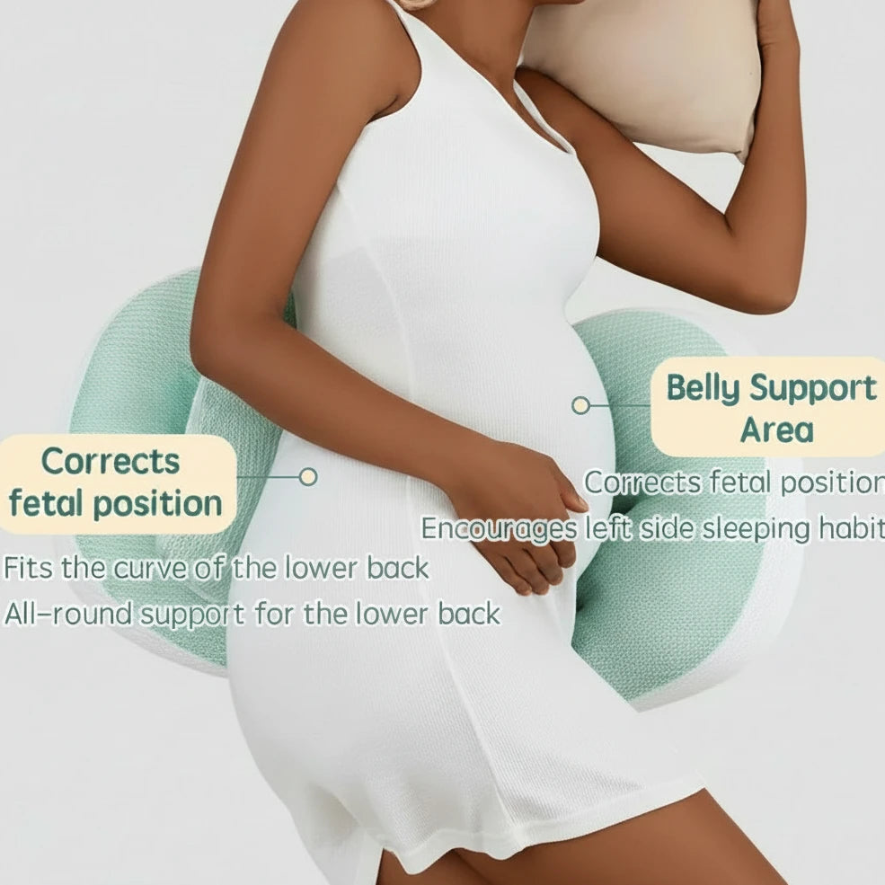 Belly and Waist support Pregnancy Pillow
