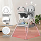 3-in-1 Baby HighChair, Foldable Portable Baby Dining Chairs Eat & Play Convertible High Chair
