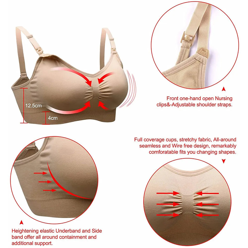 Nursing Bra Boneless Maternity Bra