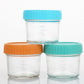 6pcs Mason Jar Glass Baby Food Jar Leakproof