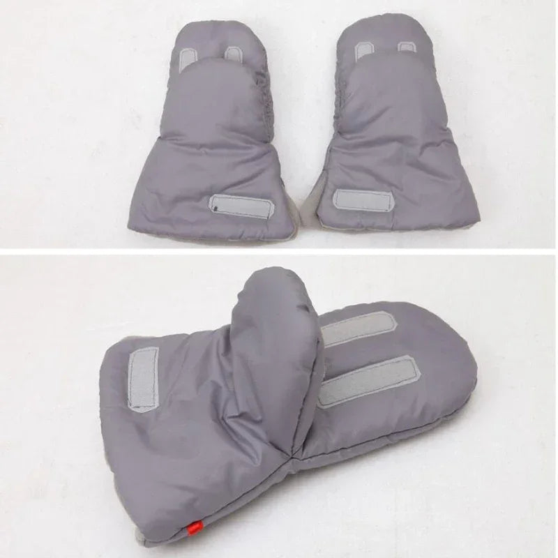 Pushchair Warm Fur Fleece Hand Cover