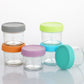 6pcs Mason Jar Glass Baby Food Jar Leakproof