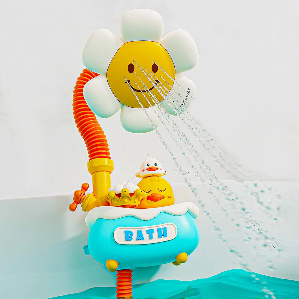 Adjustable Sunflower Bath Toy