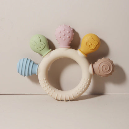 Silicone Baby Teething Dinosaur