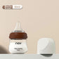 Glass Baby Bottle Anti Choking Anti-flatulence Newborn Feeding Bottle 80/160ML Silicone Nipple Infant Milk Bottle 0-3 Months