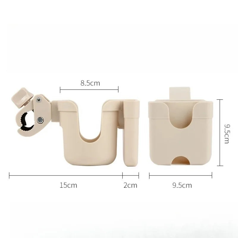 Pram Cup Holders Children's Stroller Bottle Holders Pram Bottle Holders Anti-Slip Design
