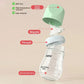 Glass Baby Bottle Anti Choking Anti-flatulence Newborn Feeding Bottle 80/160ML Silicone Nipple Infant Milk Bottle 0-3 Months