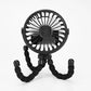 Portable Baby Pram Fan, Clip-on Mini Fan USB Battery Operated with Flexible Tripod